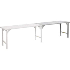 Little Giant - 48 Wide x 36" Deep x 36" High, Steel Production Table - Fixed Legs - USA Tool & Supply