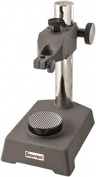 Starrett - Cast Iron, Round Base, Indicator Transfer Stand - Includes Holder - USA Tool & Supply