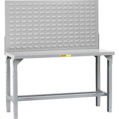 Little Giant - 72 Wide x 36" Deep x 65" High, Steel Workbench - Adjustable Height Legs - USA Tool & Supply