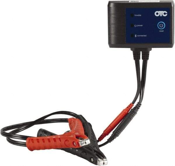 OTC - 6/12/24 Volt Digital Battery & System Tester - 100 to 2,000 CCA Range, 20" Cable - USA Tool & Supply