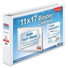 Cardinal - Ring Binders Binder Type: View Capacity: 2" - USA Tool & Supply