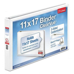 Cardinal - Ring Binders Binder Type: View Capacity: 1" - USA Tool & Supply