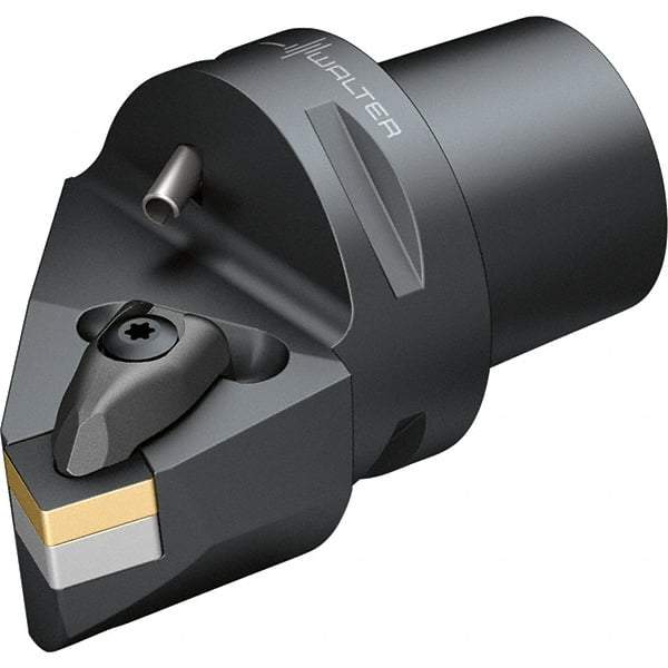 Walter - 75° Lead Angle, Indexable Turning Toolholder - 128mm OAL, Series DSRN-CAPTO-AUSSEN - USA Tool & Supply