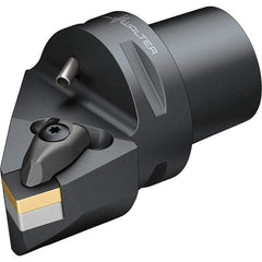 Walter - 75° Lead Angle, Indexable Turning Toolholder - 74mm OAL, Series DSRN-CAPTO-AUSSEN - USA Tool & Supply