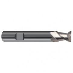 4mm Dia. - 54mm OAL - 45° Helix Bright Carbide End Mill - 2 FL - USA Tool & Supply