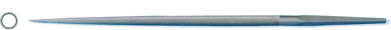 8" Round File, Cut 1 - USA Tool & Supply