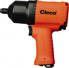 Cleco - 1/2" Drive, 550 RPM, 746 Ft/Lb Torque Impact Wrench - T-Handle, 1,600 IPM, 5.3 CFM, 620 psi, 1/4" NPT Inlet - USA Tool & Supply