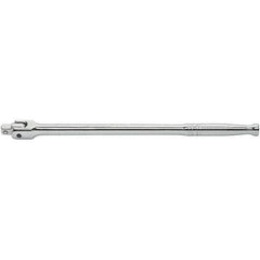 GearWrench - 1/2" Drive Extendable Breaker Bar - 24" OAL, Chrome Finish - USA Tool & Supply