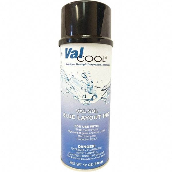 ValCool - Layout Fluid Type: Blue Layout Fluid Volume Capacity: 16 oz. - USA Tool & Supply