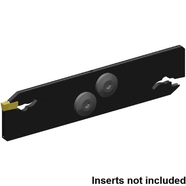 Kennametal - 32mm Blade Height, 3.4mm Blade Width, 150.25mm OAL, Neutral Cut, Double End Indexable Cut-Off Blade - 50mm Max Depth of Cut, EVBS Blade, Beyond Evolution Series - USA Tool & Supply