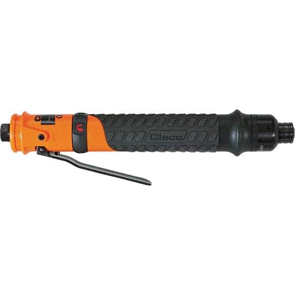 Cleco - 1/4" Bit Holder, 260 RPM, Inline Handle Air Screwdriver - 0.3 to 3.8 Ft/Lb Torque, 1/8" Inlet, 11 CFM - USA Tool & Supply