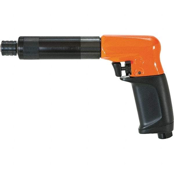 Cleco - 1/4" Bit Holder, 2,800 RPM, Pistol Grip Handle Air Screwdriver - 0.3 to 1.6 Ft/Lb Torque, 1/4" Inlet, 11 CFM - USA Tool & Supply