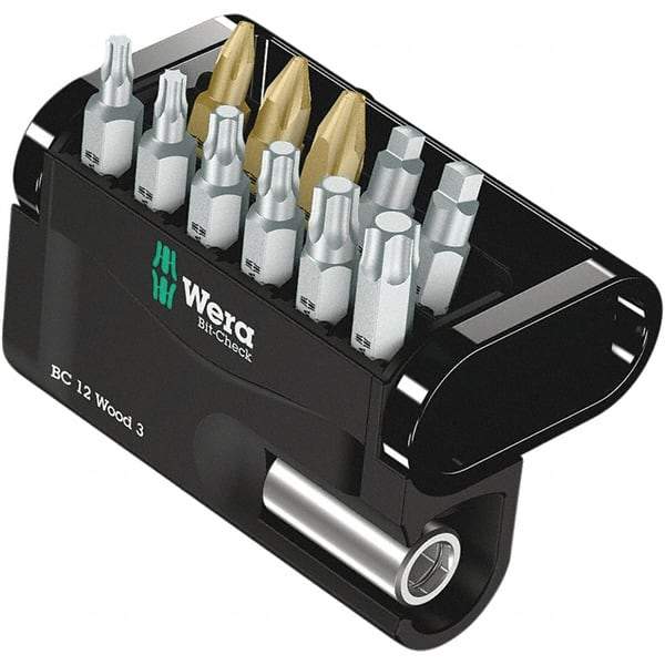 Wera - Screwdriver Bit Sets Type: Bit Set Drive Size: 1/4 (Inch) - USA Tool & Supply