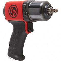 Chicago Pneumatic - 3/8" Drive, 11,500 RPM, 350 Ft/Lb Torque Impact Wrench - Pistol Grip Handle, 24.2 CFM, 90 psi, 1/4" NPT Inlet - USA Tool & Supply