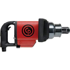 Chicago Pneumatic - #5 Spline Drive, 3,500 RPM, 3,600 Ft/Lb Torque Impact Wrench - D-Handle, 51.5 CFM, 90 psi, 1/2" NPT Inlet - USA Tool & Supply