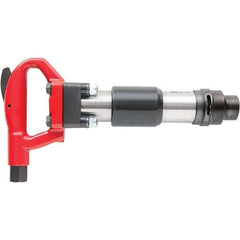 Chicago Pneumatic - 1,700 BPM, 4" Stoke Length, Pneumatic Chipping Hammer - 33 CFM, 7/8 NPT - USA Tool & Supply