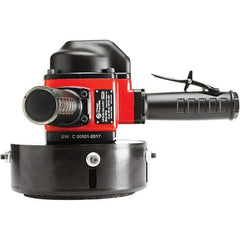 Chicago Pneumatic - 6" Wheel Diam, 6,000 RPM, Pneumatic Angle & Disc Grinder - 5/8-11 Spindle, 70 CFM, Side Exhaust - USA Tool & Supply