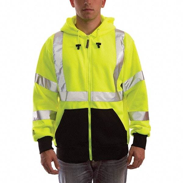 Tingley - Size M Jacket - High Visbility Lime, Polyester, Zipper Closure, 40 to 42" Chest - USA Tool & Supply