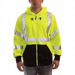 Tingley - Size 4XL Jacket - High Visbility Lime, Polyester, Zipper Closure, 60 to 62" Chest - USA Tool & Supply