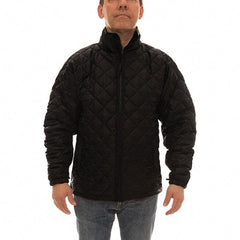Tingley - Size L Jacket - Black, Polyester, Zipper Closure, 44 to 46" Chest - USA Tool & Supply