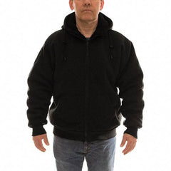 Tingley - Size L Jacket - Black, Polyester & Cotton, Zipper Closure, 44 to 46" Chest - USA Tool & Supply