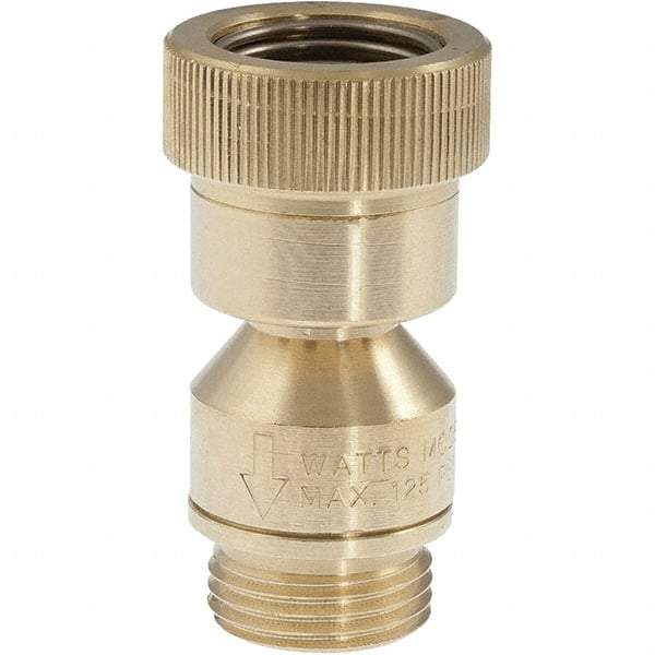 Watts - Vacuum-Breaker Valves Type: Dual Check Material: Lead Free Brass - USA Tool & Supply