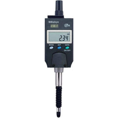 Mitutoyo - 0 to 5mm Range, 0.001 & 0.01mm Graduation, Electronic Drop Inidicator - Lug Back, 0.003mm Accuracy, LCD Display, Metric - USA Tool & Supply