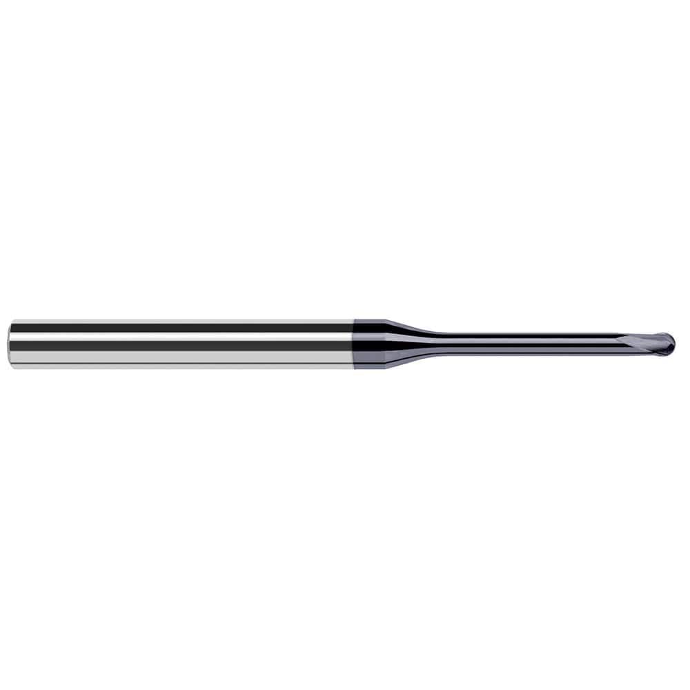 Harvey Tool - Ball End Mills; Mill Diameter (mm): 1.20 ; Mill Diameter (Inch): 3/64 ; Mill Diameter (Decimal Inch): 0.0470 ; Number of Flutes: 2 ; Length of Cut (Decimal Inch): 0.0380 ; Material: Solid Carbide - Exact Industrial Supply