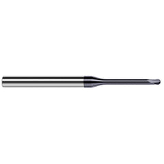Harvey Tool - Ball End Mills; Mill Diameter (mm): 1.20 ; Mill Diameter (Inch): 3/64 ; Mill Diameter (Decimal Inch): 0.0470 ; Number of Flutes: 2 ; Length of Cut (Decimal Inch): 0.0380 ; Material: Solid Carbide - Exact Industrial Supply