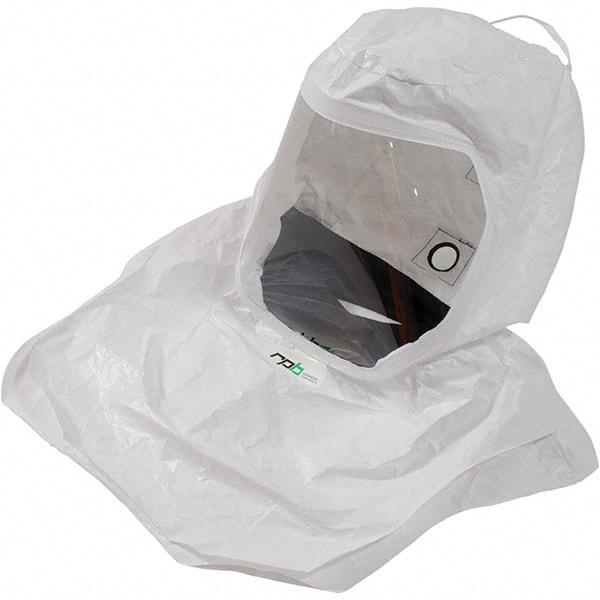 RPB - One Size Fits All, PAPR/SAR Compatible Hood with Window - Tychem QC, Compatible with RPB T-LINK - USA Tool & Supply