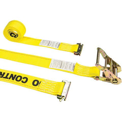 US Cargo Control - Slings & Tiedowns (Load-Rated) Type: Ratchet Tie Down Width (Inch): 2 - USA Tool & Supply