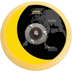 Mirka - 6" Diam Adhesive/PSA Disc Backing Pad - Medium Density, 12,000 RPM - USA Tool & Supply