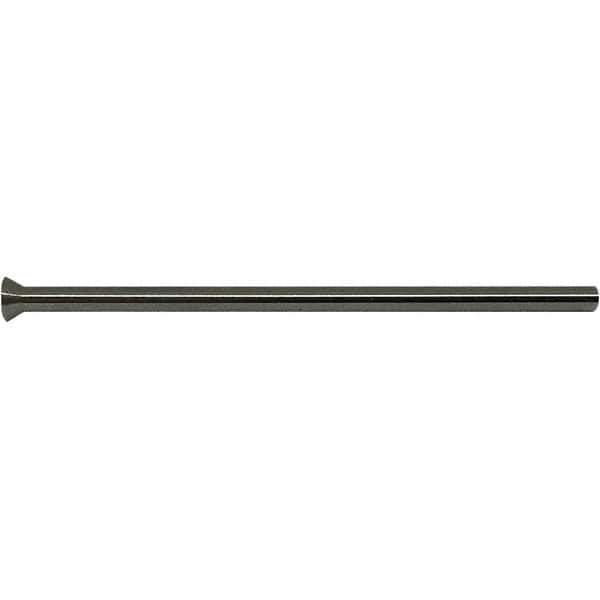 Gibraltar - 0.092" Pin Diam, 0.165" Head Diam x 0.1155" Head Height, 2-1/2" OAL, Conical Pin - High Speed Steel - USA Tool & Supply