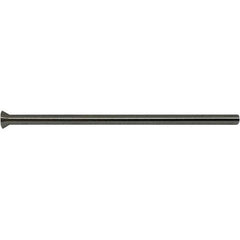 Gibraltar - 0.092" Pin Diam, 0.165" Head Diam x 0.1155" Head Height, 2-1/2" OAL, Conical Pin - High Speed Steel - USA Tool & Supply