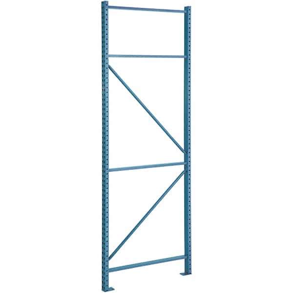 Steel King - 22,780 Lb Capacity Heavy-Duty Framing Upright - 1-7/8" Wide x 96" High x 42" Deep, Blue - USA Tool & Supply