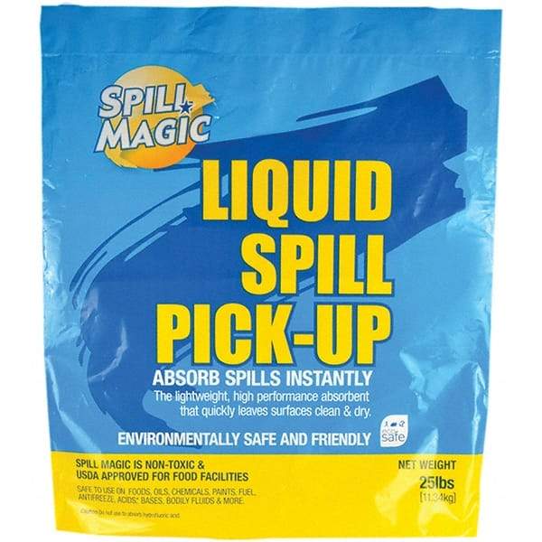 Spill Magic - 25 Lb Bag Perlite Granular Absorbent - Spill Containment - USA Tool & Supply