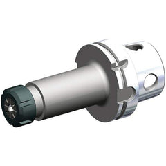 Kennametal - 1mm to 13mm Capacity, 100mm Projection, Modular Connection, ER20 Collet Chuck - 131.95mm OAL, 63mm Shank Diam - Exact Industrial Supply