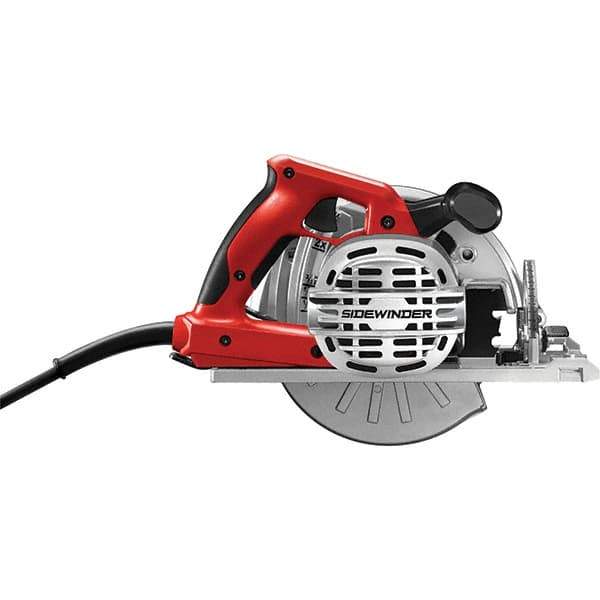 Skilsaw - 15 Amps, 7-1/4" Blade Diam, 5,300 RPM, Electric Circular Saw - 120 Volts, 10' Cord Length, 5/8" Arbor Hole, Left Blade - USA Tool & Supply