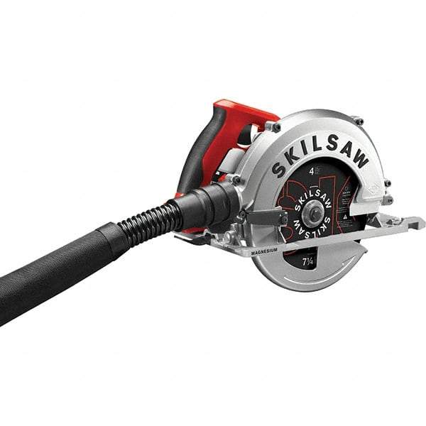 Skilsaw - 15 Amps, 7-1/4" Blade Diam, 5,300 RPM, Electric Circular Saw - 120 Volts, 10' Cord Length, 5/8" Arbor Hole, Left Blade - USA Tool & Supply