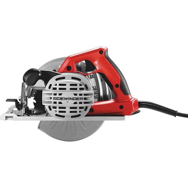 Skilsaw - 15 Amps, 7-1/4" Blade Diam, 5,300 RPM, Electric Circular Saw - 120 Volts, 10' Cord Length, 5/8" Arbor Hole, Left Blade - USA Tool & Supply