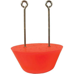 UltraTech - 1' Long x 1' Wide, Polyurethane Drain Plug - 10" Diam, Orange, Use for Spill Response - USA Tool & Supply