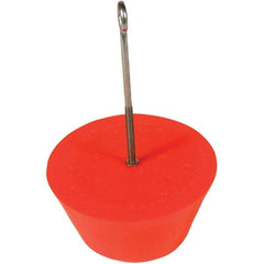 UltraTech - 9" Long x 8' Wide, Polyurethane Drain Plug - 8" Diam, Orange, Use for Spill Response - USA Tool & Supply