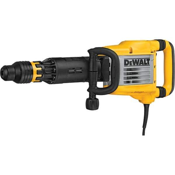 DeWALT - 1,620 BPM, 13.4" Stroke Length, Electric Demolition Hammer - 15 Amps, 1-3/4 NPT - USA Tool & Supply