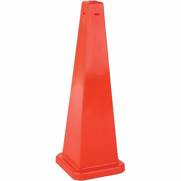 PRO-SAFE - Cone & A Frame Floor Signs Shape: Cone Type: Restroom, Janitorial & Housekeeping - USA Tool & Supply