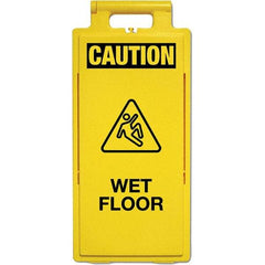 PRO-SAFE - Cone & A Frame Floor Signs Shape: A-Frame Type: Restroom, Janitorial & Housekeeping - USA Tool & Supply