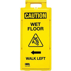 PRO-SAFE - Cone & A Frame Floor Signs Shape: A-Frame Type: Restroom, Janitorial & Housekeeping - USA Tool & Supply