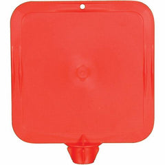 PRO-SAFE - Cone & A Frame Floor Signs Shape: Square Type: Restroom, Janitorial & Housekeeping - USA Tool & Supply