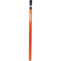 PRO-SAFE - 8' High, Traffic Sign Mounting Hardware - Steel, Compatible with 114" High x 18" Wide Signs, Orange - USA Tool & Supply