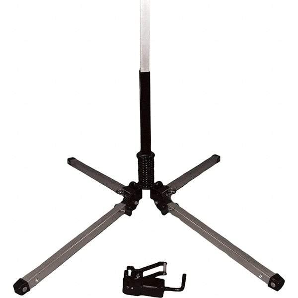 PRO-SAFE - 1-1/2' High, Traffic Sign Mounting Hardware - Aluminum, Compatible with 54" High x 36" Wide Signs, Silver - USA Tool & Supply
