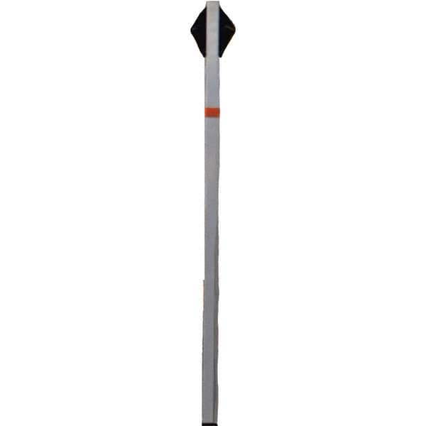 PRO-SAFE - 1-1/2' High, Traffic Sign Mounting Hardware - Aluminum, Compatible with 54" High x 36" Wide Signs, Silver - USA Tool & Supply